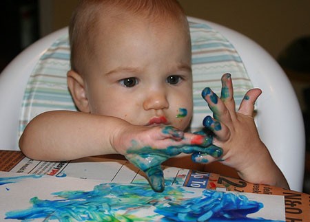 Как рисовать пальчиковыми красками